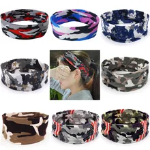 Унисекс для женщин и мужчин, эластичная повязка на голову, Спортивная Повязка для йоги, тренажерного зала, повязка на голову