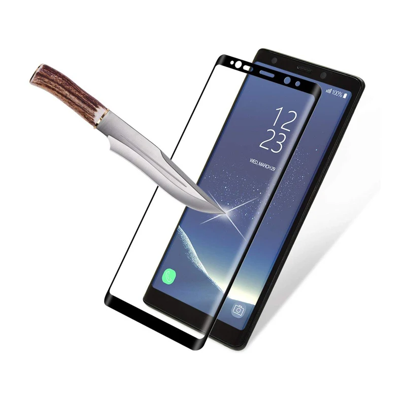 DHL 100 шт для samsung Galaxy Note 9 S8 S9 Plus закаленное Стекло пленка 3D с округленными