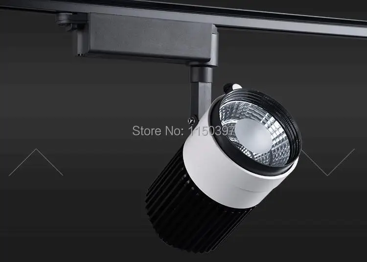 Levou Pista w Cob Light Rail Spotlight Lâmpada Substituir 300 Halogênio Ac85-265v Quente - Frio Natural Branco Dhl Luz 30 7 Light Rail Spotlight Lâmpada Substituir 300 W
