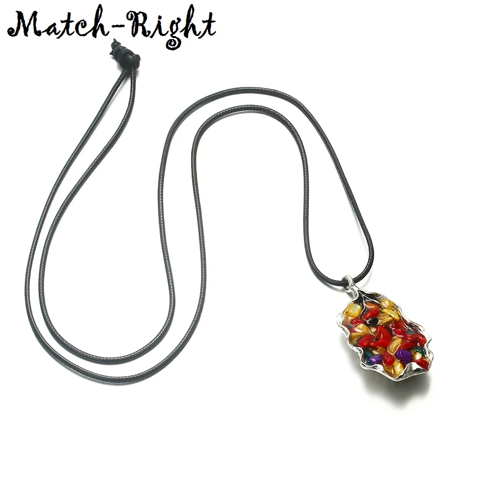 

Women's Vintage Long Necklaces $ Pendants for Women Sweater Necklace Colorful Stone Pendant Necklace Jewelry for Gifts LY019