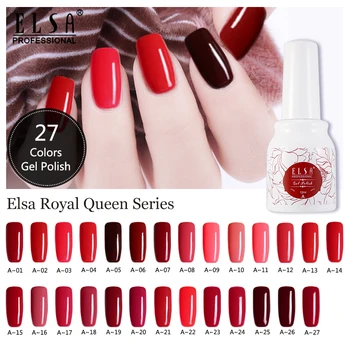 

ELSA Gel Nail Polish Gel Varnish Semi Permanant opies Soak Off Gelpolish Nail Art Design Manicure UV Gel Nails Polish Lacquer