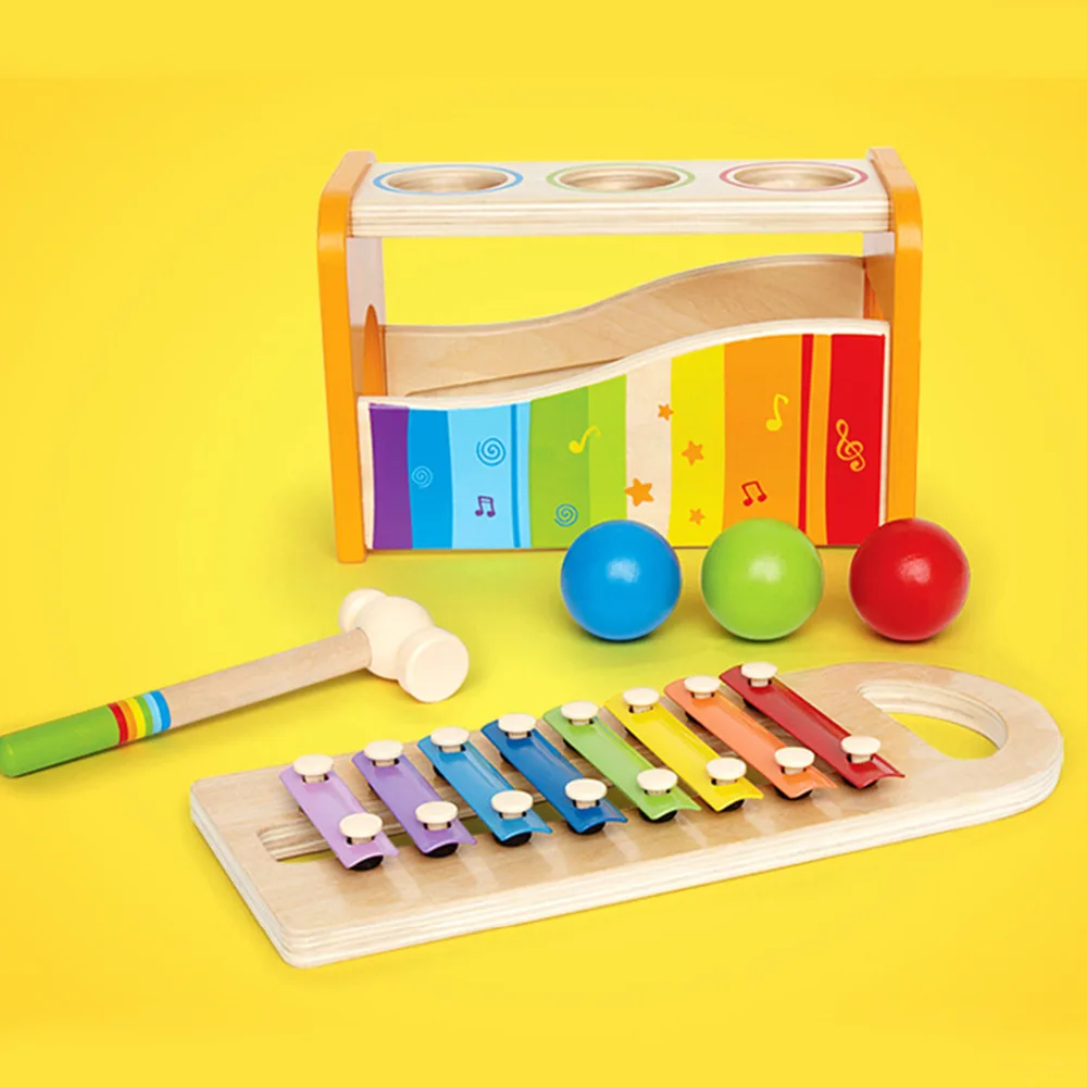 HAPE Wood/детский музыкальный инструмент для мальчиков и девочек Ранняя мелодия