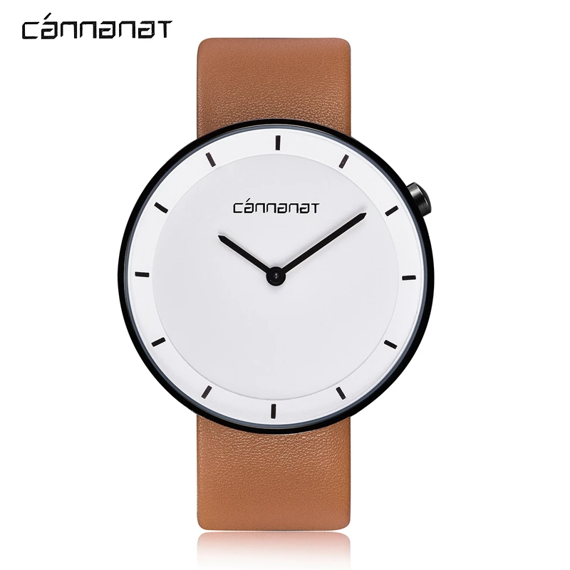 

Cannanat Watches for Ladies Simple Fashion 30M Waterproof Watches for Women and Mens PU Leather Strap 20mm Sports Wrist Watch