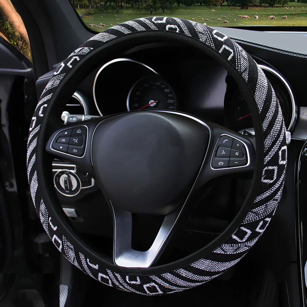 LEEPEE белье в этническом стиле Универсальный Авто украшения чехол рулевого колеса автомобиля автомобильные аксессуары эластичный