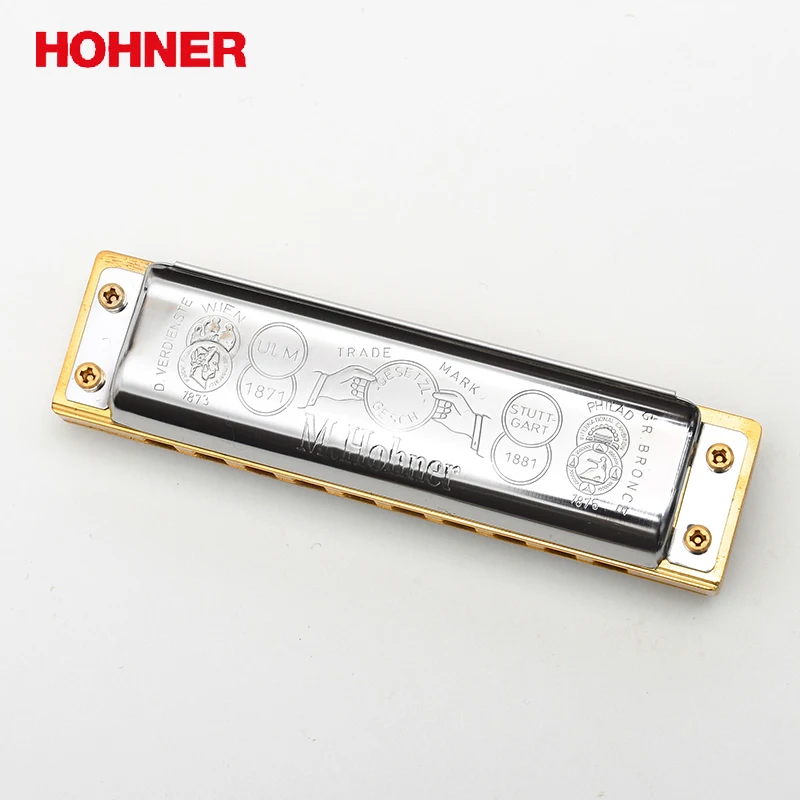 Hohner морская полоса кроссовер с 10 отверстиями диатоническая Губная гармошка