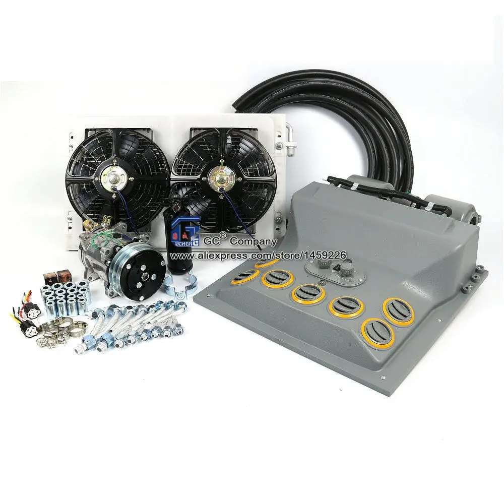 Universal Backwall A/C Air Conditioning Evaporator for Heavy Duty