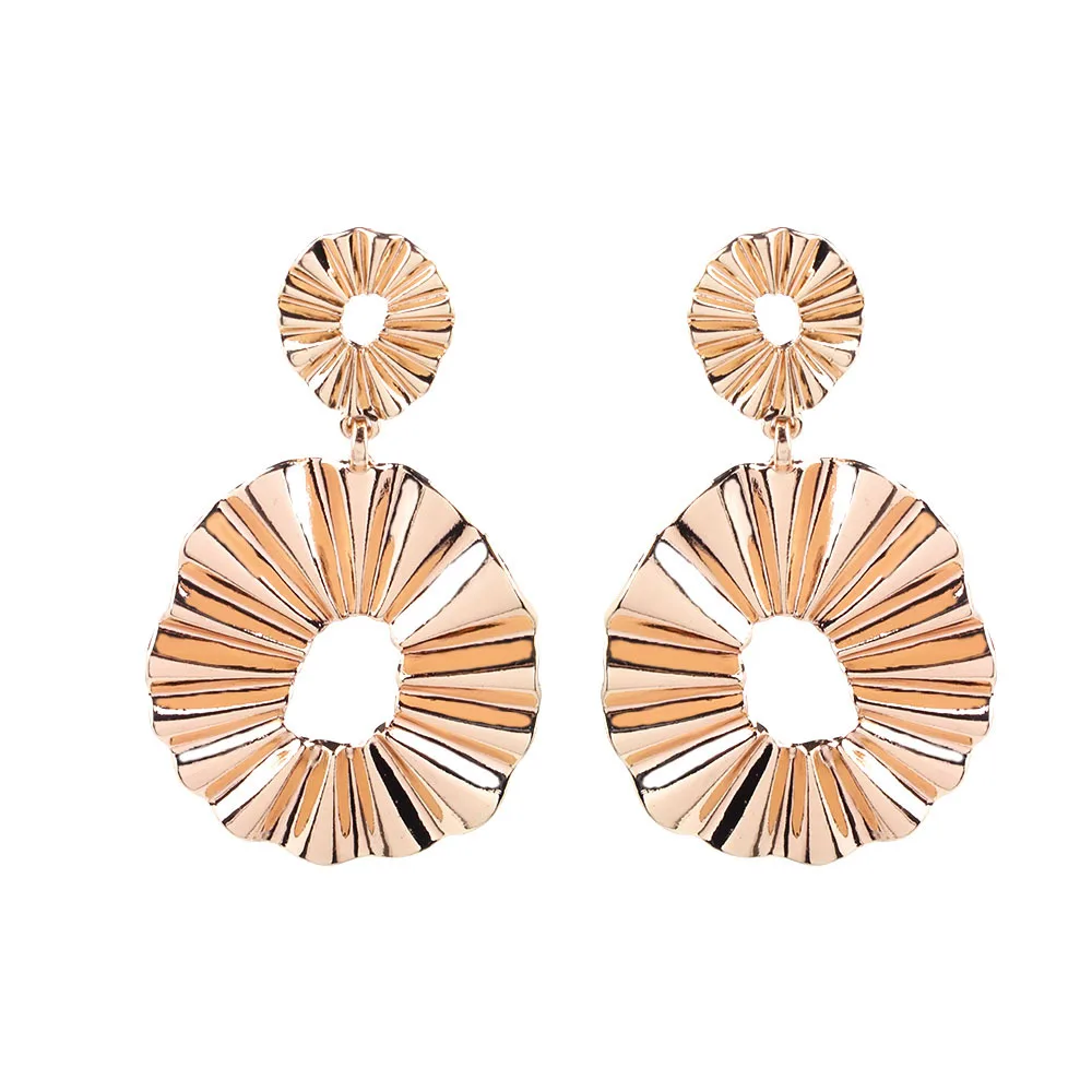 

Fashion Drop Dangle Metal Earrings For Women Stud Earrings Women Party Christmas Gifts Accessory Jewelry Gold Color ETD51