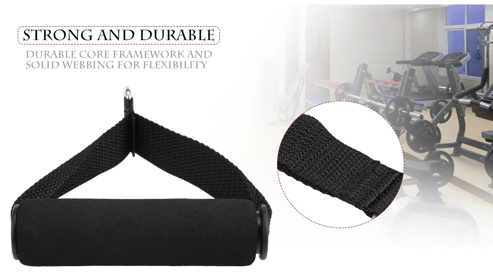 Fitness Triceps Fixing Rope Resistance Band Pull Handles