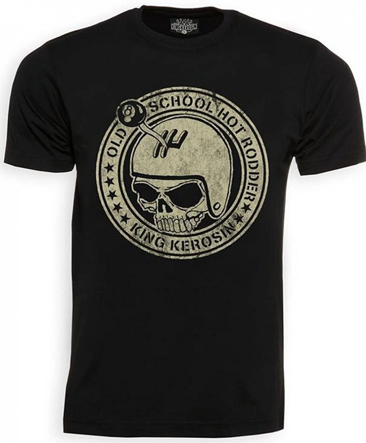 

King Kerosin Oldschool Rodder Regular T-Shirt Men Graphic T-shirt Cotton T-shirt