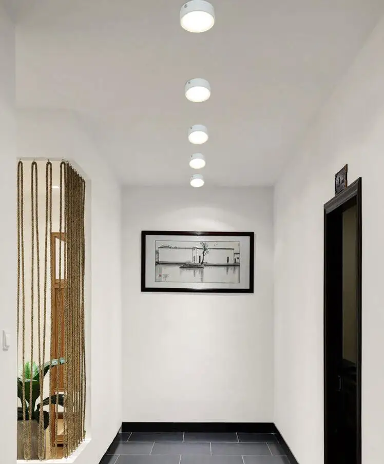 YOU Surface Mounted LED downlight 3W 5W 7W 9W 12W Ultra Thin Driverless cob led spot lights 220V Ceiling Fixtures Lighting