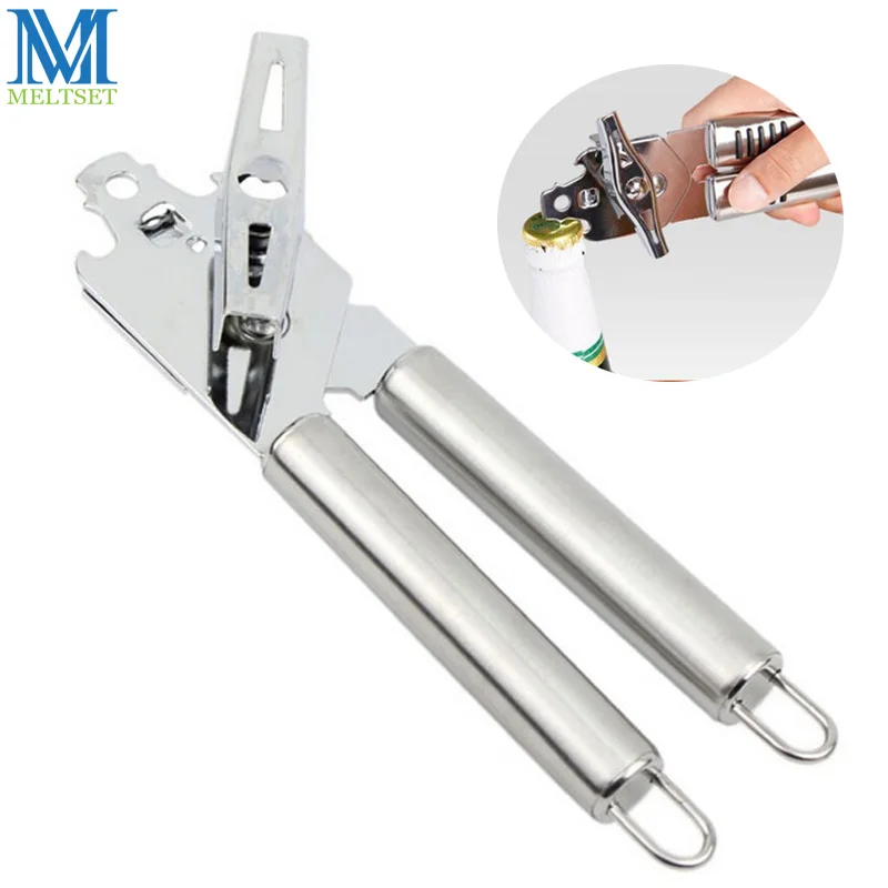 Multifunctional Stainless Steel Tin Can Opener Manual Beer Grip Opener