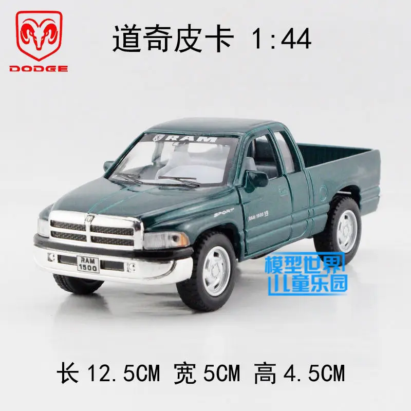 

KT 1/44 Scale Car Model Toys Dodge Ram Pickup Truck Diecast Metal Pull Back Car Model Toy For Gift/Collection/Children