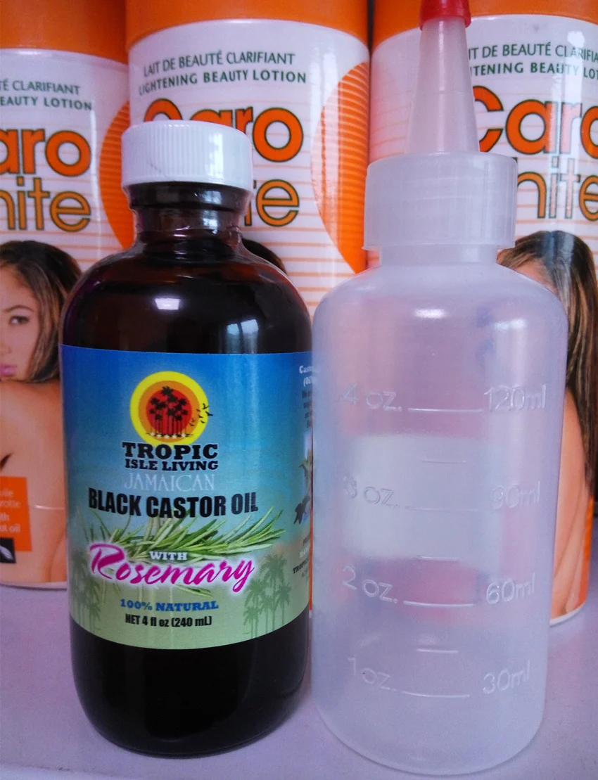 

Jamaican black castor Oil with Rosemary 4oz(free bottle)