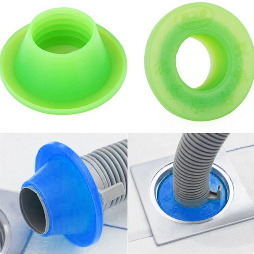 

1pc Sewer Pest Control Anti-odor Deodorant Silica Gel Seal Ring Washing Machine Pool Floor Drain Sealing Plug