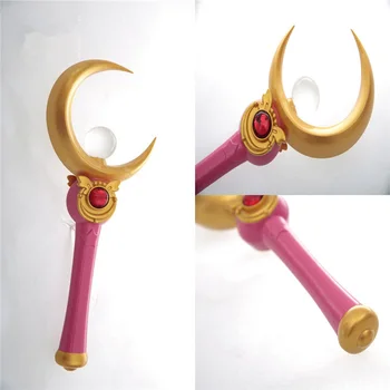 

[STOCK] 2018 Hot Anime Sailor Moon Moon bar Weapon Staves Cosplay Accessories For Halloween Cosplay Free Shipping.