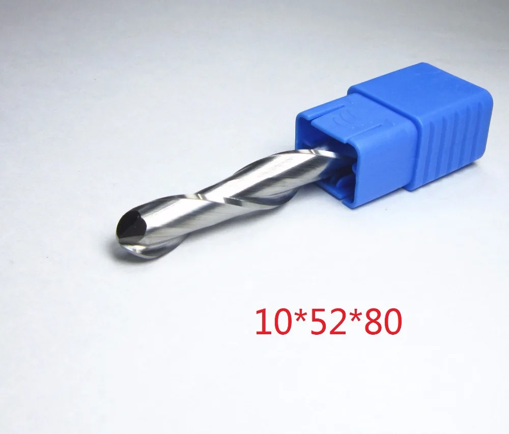 

wood working 10mm*52mm*80mm tungsten Carbide Ball Nose End Mill CNC Engraving Cutting, Router bits, milling cutter woodworking