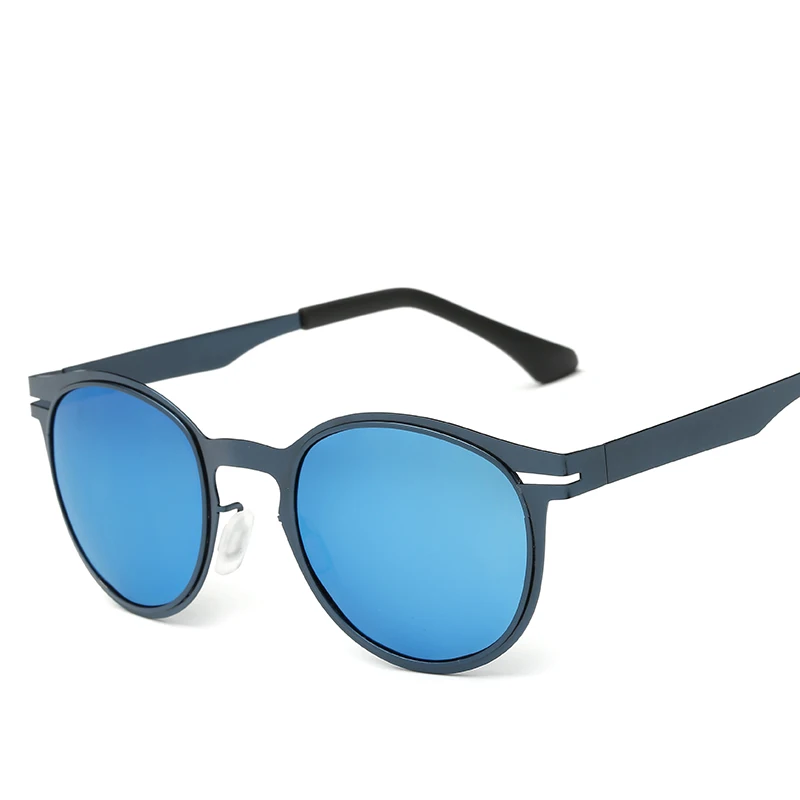Frauen Frame Blue blau Berühmte Sonnenbrille schwarzes Vintage Marke gold Frau Brille Oculos Polarisierte Retro vrzRfFPvW
