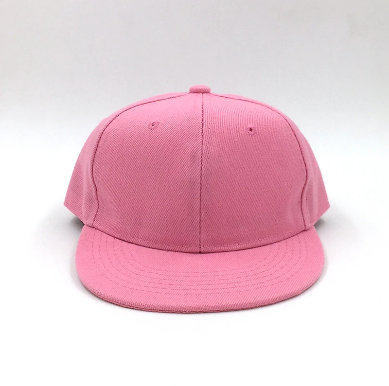 

Kids Blank Snapback Solid Baseball Caps For Boys Adjustable Summer Kids Hip-Hop Bone Colorful Boy Girl Flat Hats Bone Masculino