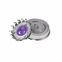 HQ56/HQ55 Reflex Plus и микро действия бритвы сменные головки для Philips Norelco 3 шт. с бесплатной чистящей щеткой