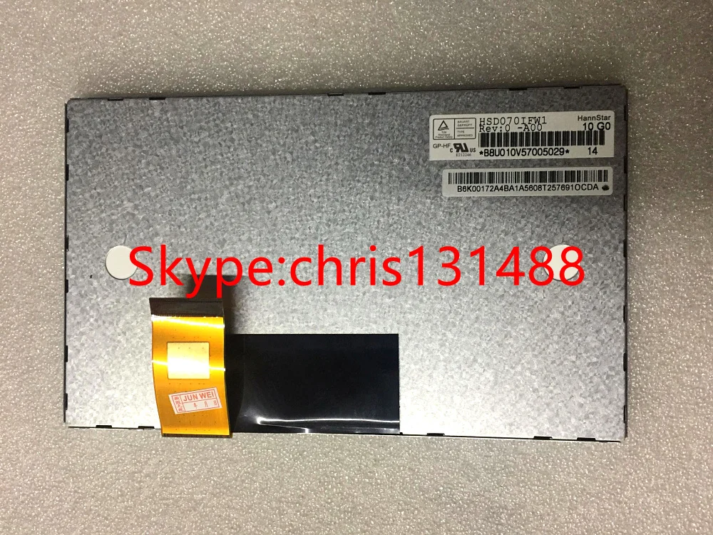 

Free Shipping Brand New Original Car Navigation 7.0" inch LCD Display Screen HSD070IFW1 -A00 LCD Panel For Car Auto Parts