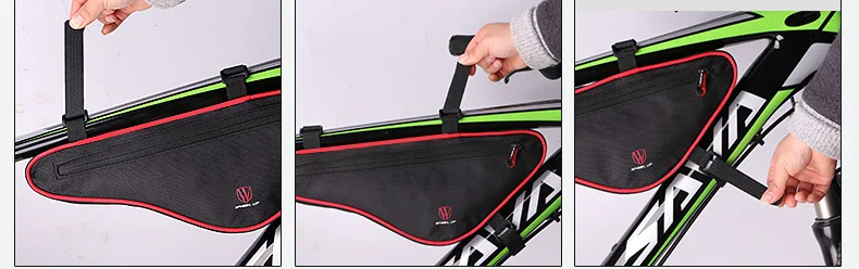 Clearance 2017 NEW Waterproof Outdoor Triangle Bicycle Front Tube Frame Bag 2017 New Reflective Large Capacity Nylon MTB Cycling Front Bag 17 Clearance 2017 NEW Waterproof Outdoor Triangle Bicycle Front Tube Frame Bag 2017 New Reflective Large Capacity Nylon MTB Cycling Front Bag 17