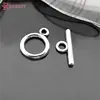 (27391)30 Sets O Shape 12MM Champagne Gold Color Zinc Alloy O Toggle Clasps Bracelets Clasps Diy Jewelry Findings Accessories ► Photo 3/6