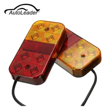 AutoLeader 8 LED Car Truck Lorry Tail Light Warning Lights Rear font b Lamps b font