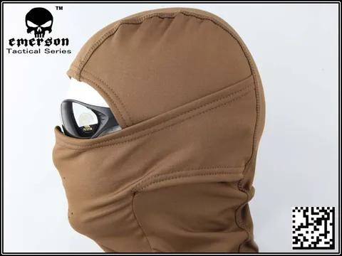 Emersongear Velo Warmer Capa Airsoft Painball Militar cs Wargame Máscara Em6631b Coyote Brown Skullies