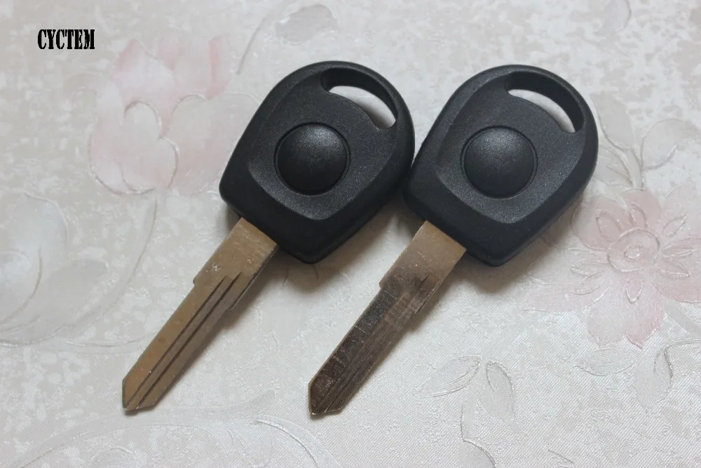 CYCTEM Auto Key Shell Casing Car Transponder Key Blank Case Cover Fit For Volkswagen