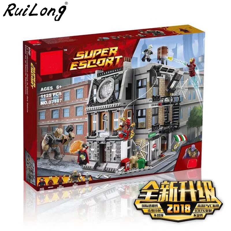 

Marvels The Sanctum Sanctorum Showdown Set Fit Legoingly 76108 Infinity War Thanos Dr Strange Building Blocks Bricks Toys Gifts