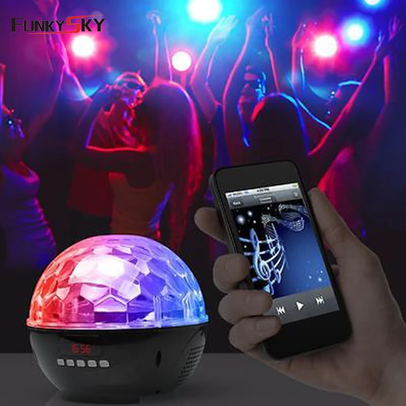 bluetooth party speaker with disco light