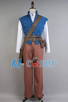 

Tangled Prince Flynn Rider Eugene Fitzherbert Cosplay Costume For Men Full Set costume