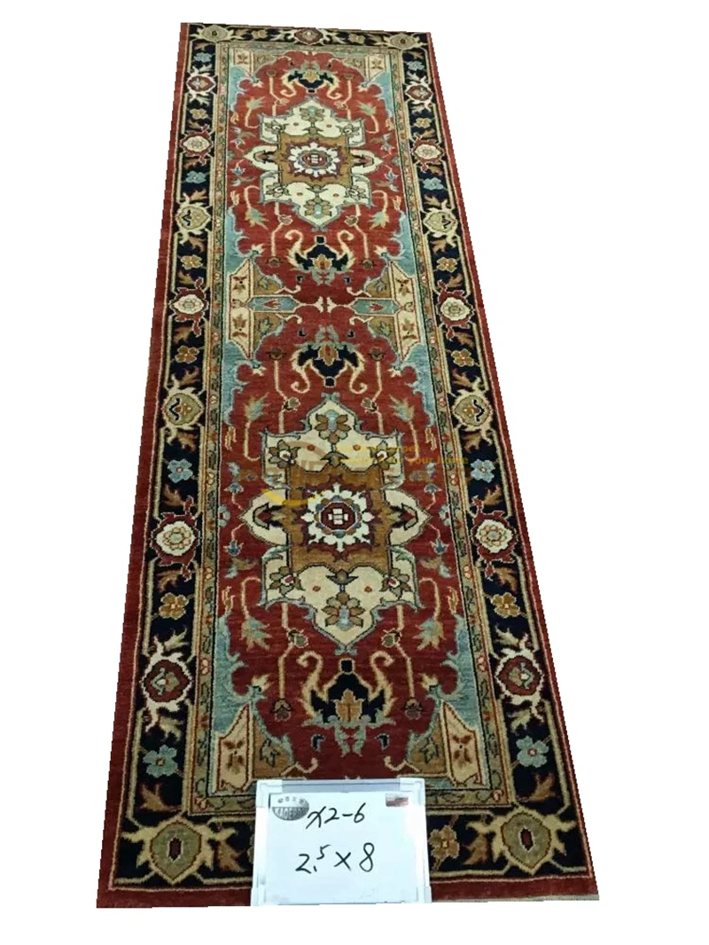 

Original single export Turkish handmade carpets OUSHAK Ozarks pure wool carpet X2-6 2.5X8gc158zieyg14