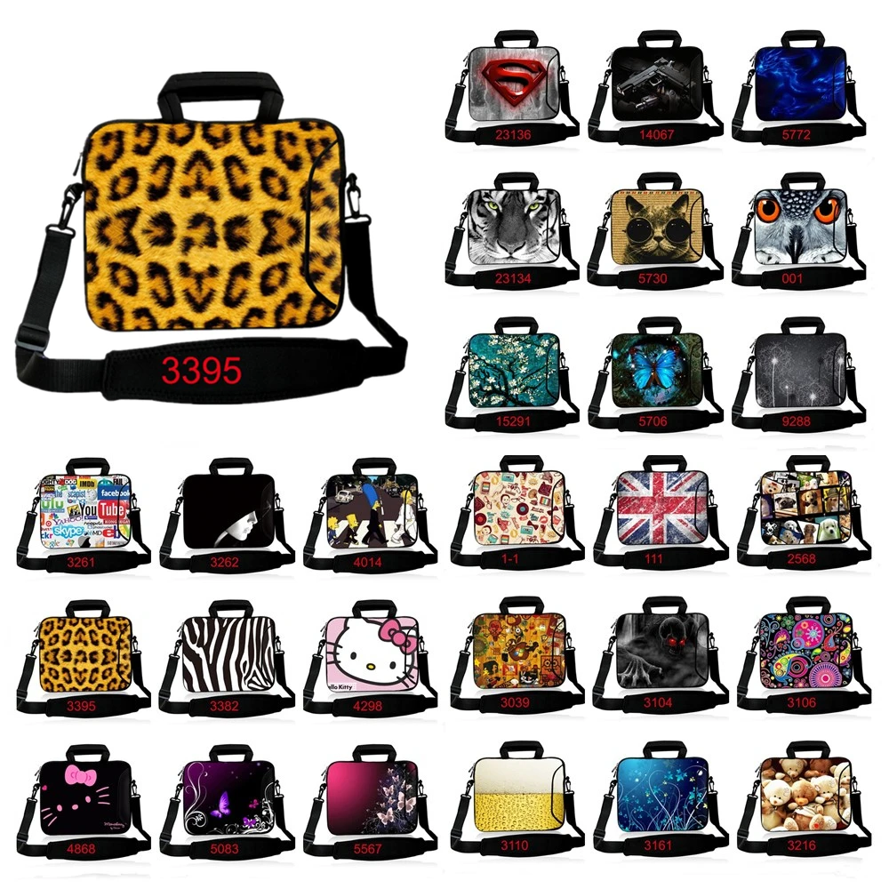 

10.1 11.6 12 13.3 14.4 15.4 17.3 inch laptop case Computer Bag pouch cover for macbook pro air reina hp Asus funda portatil 15.6