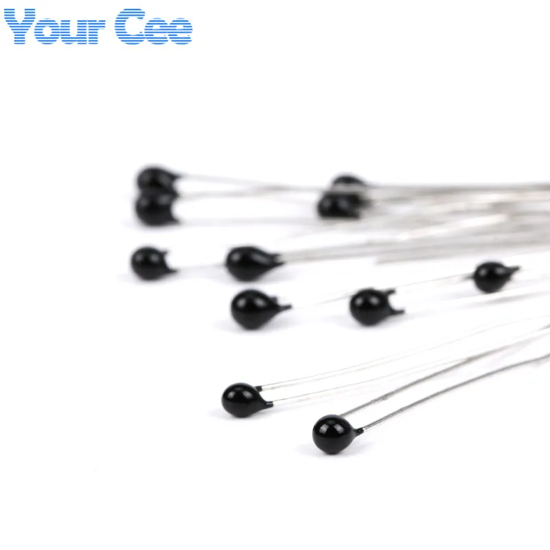 NTC Thermistor MF52A103J3435 MF52A103F3435 NTC-MF52-103/3435 10K Ohm Thermal Resistor 50Pcs