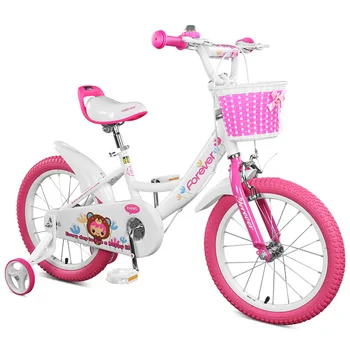 

Children's Bicycle Girl Princess 14/16 Inch with Basket Child Bicycle Non-folding Bicycle Free Shipping