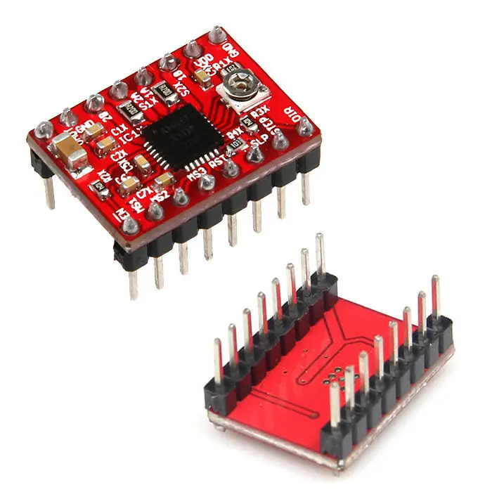 Драйвер шагового двигателя A4988 для 3D принтера модуль драйвера Reprap макетной платы