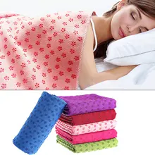 1 шт. Коврик для йоги мягкий Противоскользящий впитывающий пот спортивный Упражнение одеяло для улицы для кемпинга BF88