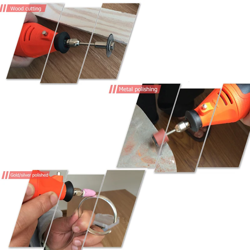 Tanie BDCAT 220V elektronarzędzia elektryczne Dremel Mini wiertarka z 0.3 3.2mm uniwersalny uchwyt wiertarski i zestaw narzędzi obrotowych zestaw do narzędzia Dremel