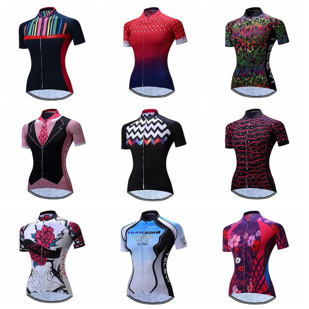 Велоспорт Джерси Женский велосипед Топ рубашка короткий рукав MTB Горный Ropa Maillot Ciclismo дорожный гоночный велосипед одежда женская одежда красный
