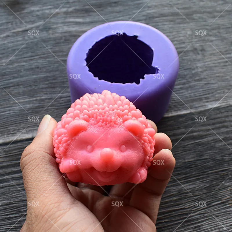 

Lovely Animal Chocolate Silicone Mold Fondant Molds Hedgehog Mould Cake Tools Sugarcraft Mold Bakeware Cupcake Mold SQ17196