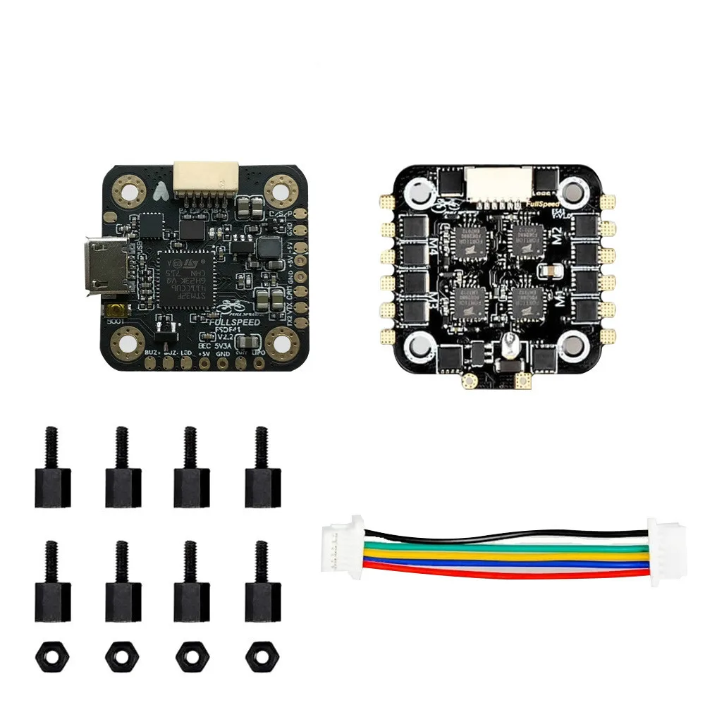 $38.19 F411 Mini Micro F4 Betaflight OSD to Adjust PID BEC Flight Controller Tower with 4in1 28A 35A ESC