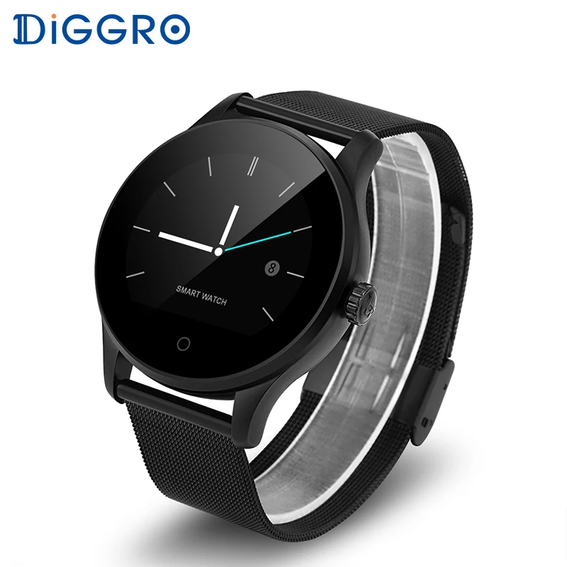 

Diggrro K88H Smart Watch Heart Rate Monitor Pedometer Fitness Tracker Men Smartwatch Connected For Android IPhone PK DI02 DI03