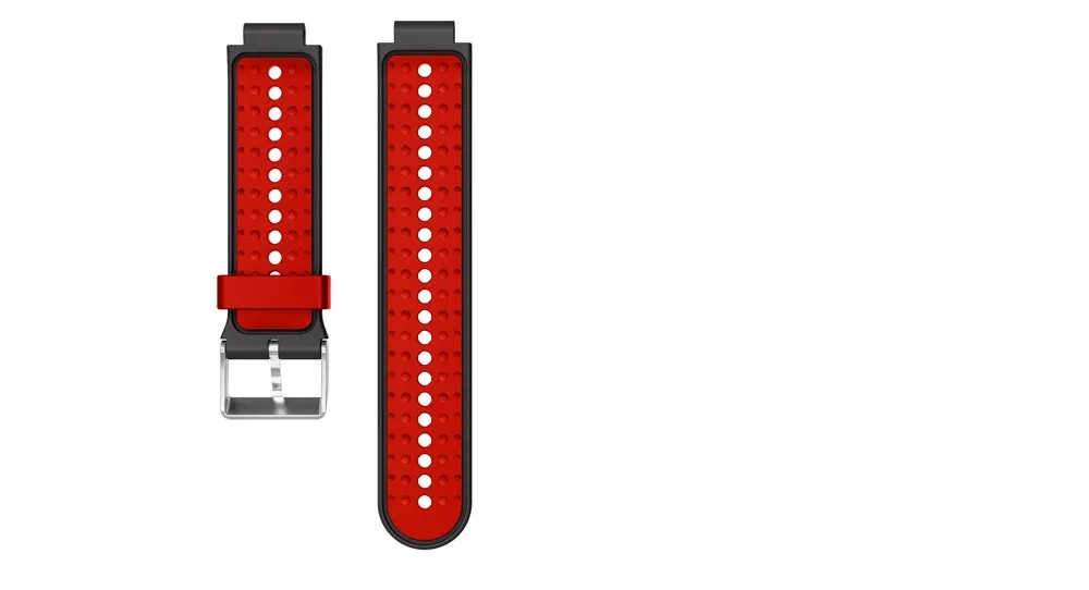 Мода двойной Цвета Мягкие силиконовые смарт-часы замена спортивные часы группа ремешок для Garmin Forerunner 235 - Цвет: A