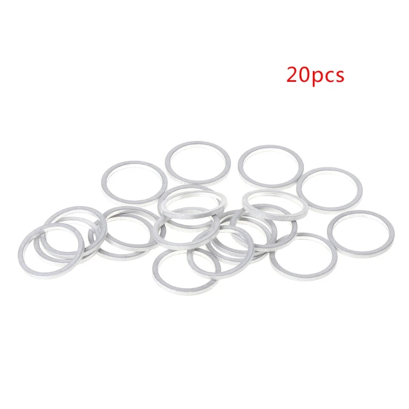 

20Pcs 1mm Bicycle Chain Wheel Washer Stainless Steel Spacer Double Change Single