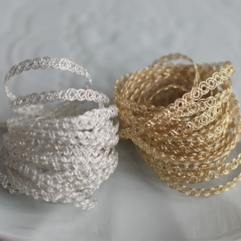 

BJD Doll clothes DIY accessories gold or silver wire circle decorative band