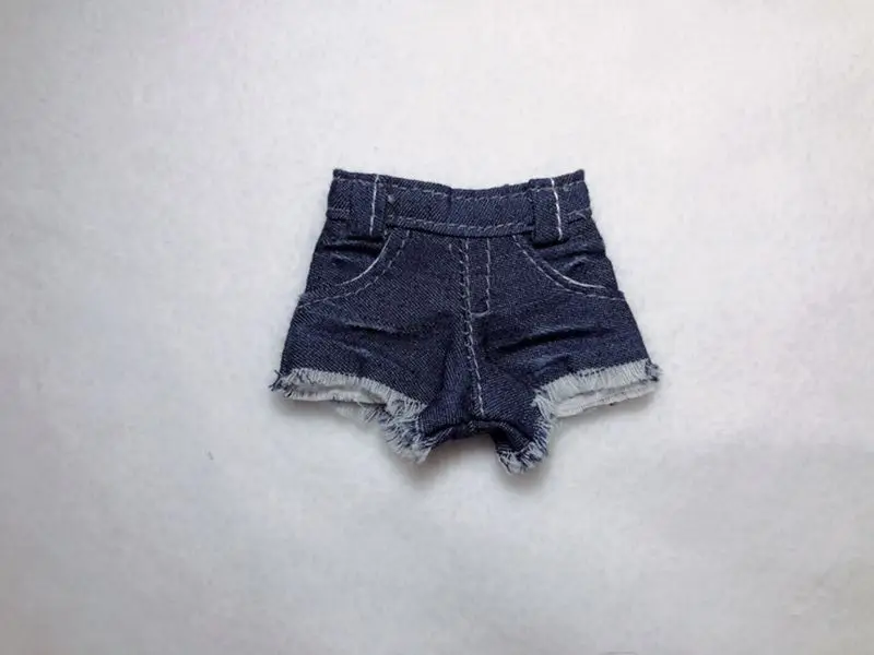 short1 Крутая кукольная одежда Blyth Толстовка с длинным рукавом/джинсовые шорты/Кукольное пальто для blyth, ob24, azone s 1/6 аксессуары для кукол - Цвет: short1