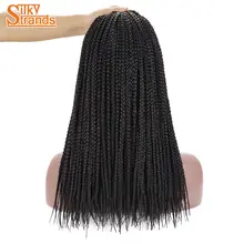 Шелковистые пряди Омбре 3S коробка косички синтетические термостойкие волокна крючком косички для наращивания волос 22 пряди/упаковка микро