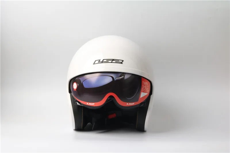 Ls2 OF599 шлемы Spitfire moto rcycle шлем jet винтажный шлем с открытым лицом Ретро 3/4 полушлем casco moto capacete moto ciclismo