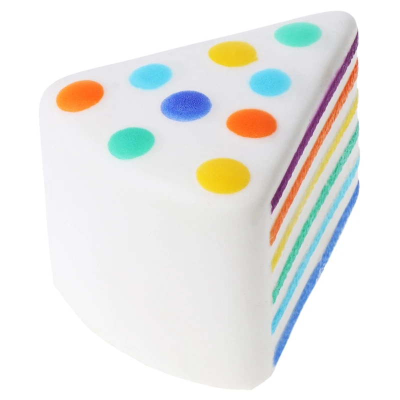 Треугольники Радуга Squishy торт анти-стресс ПУ замедлить рост игрушки подарок для детей